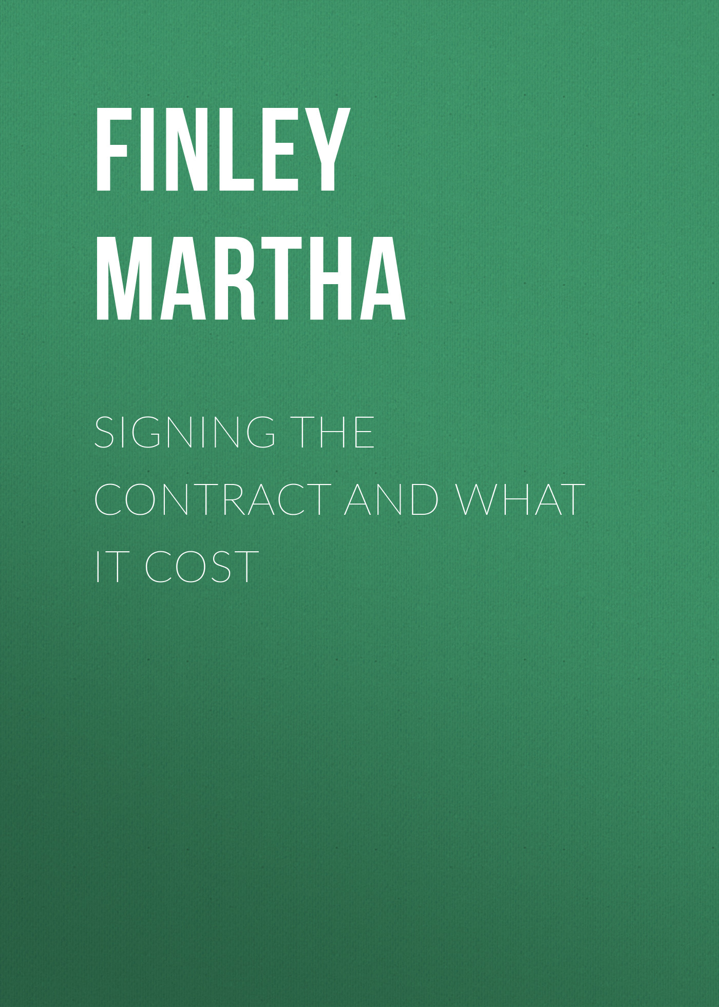 Signing the Contract and What it Cost