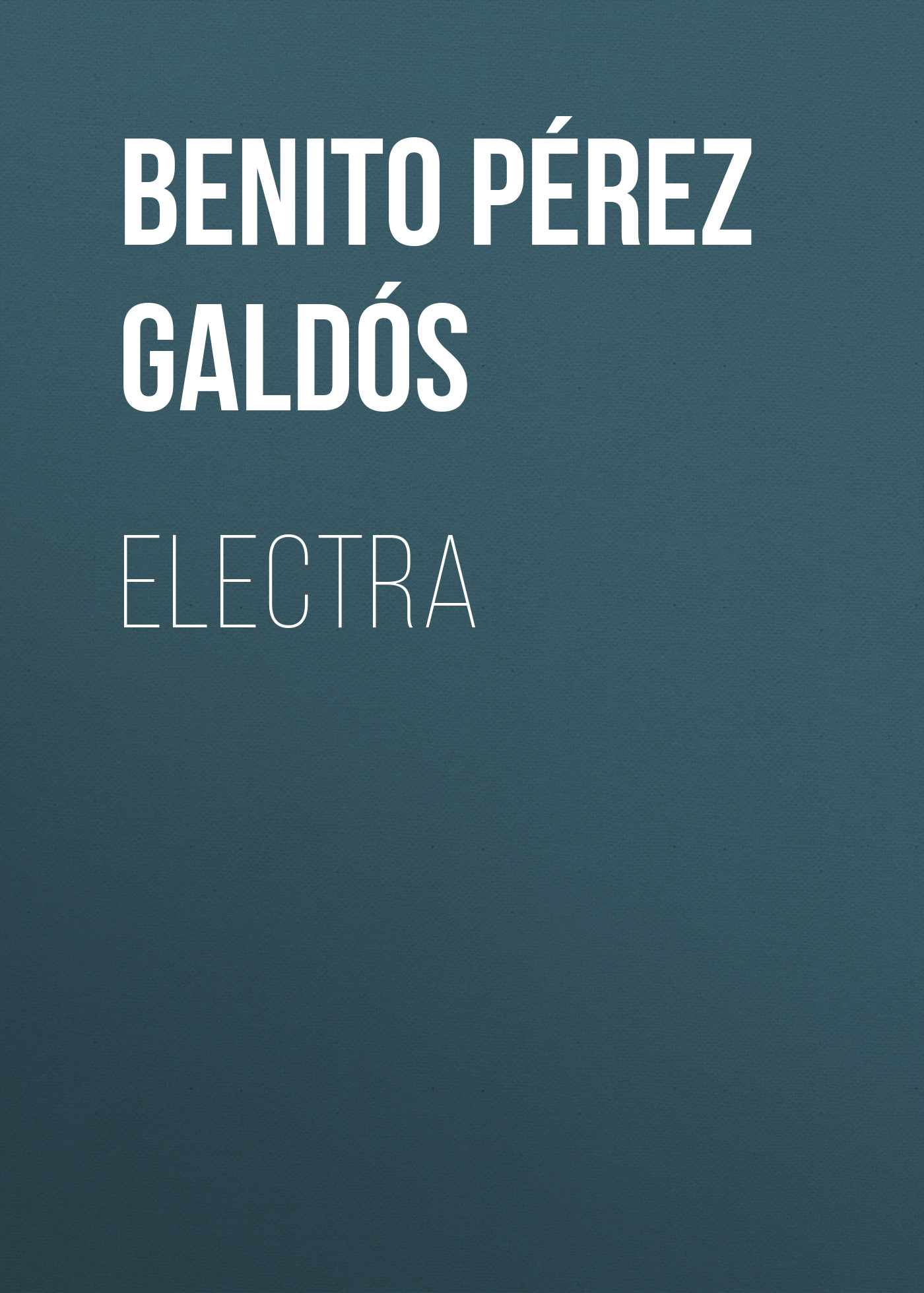 Книга Electra из серии , созданная Benito Pérez Galdós, может относится к жанру Зарубежная старинная литература, Зарубежная классика, Зарубежные любовные романы. Стоимость электронной книги Electra с идентификатором 36095901 составляет 0 руб.