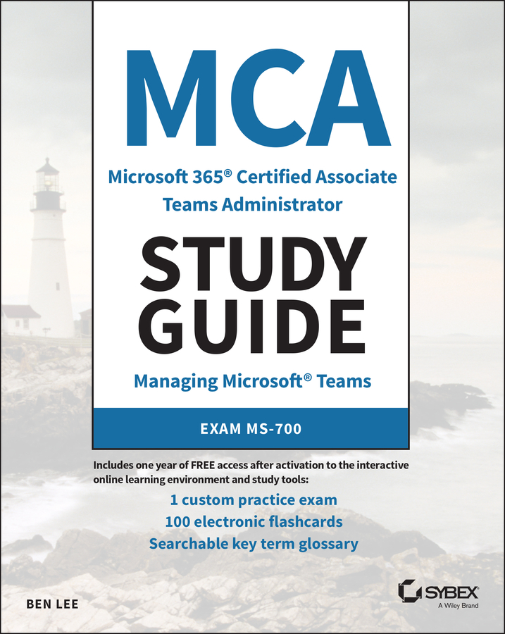 Книга  MCA Microsoft 365 Teams Administrator Study Guide созданная Ben Lee, Wiley может относится к жанру зарубежная компьютерная литература. Стоимость электронной книги MCA Microsoft 365 Teams Administrator Study Guide с идентификатором 66359009 составляет 4017.93 руб.