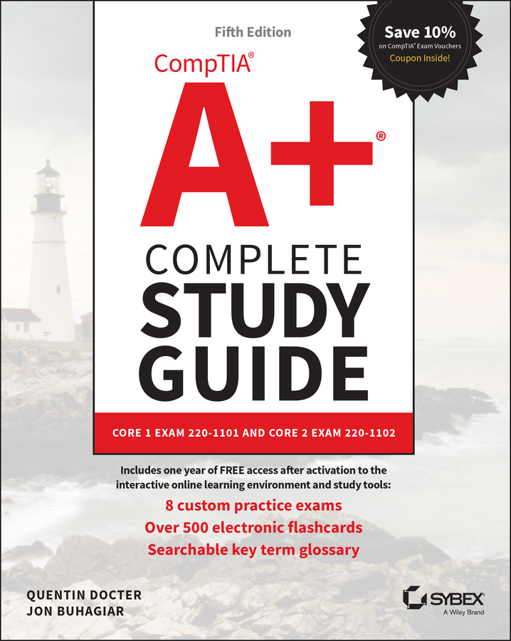 Книга  CompTIA A+ Complete Study Guide созданная Jon Buhagiar, Quentin Docter, Wiley может относится к жанру зарубежная компьютерная литература. Стоимость электронной книги CompTIA A+ Complete Study Guide с идентификатором 67313305 составляет 4017.93 руб.