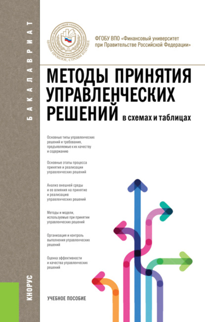 Методы принятия управленческих решений (в схемах и таблицах). (Бакалавриат). Учебное пособие
Методы принятия управленческих решений (в схемах и таблицах). (Бакалавриат). Учебное пособие