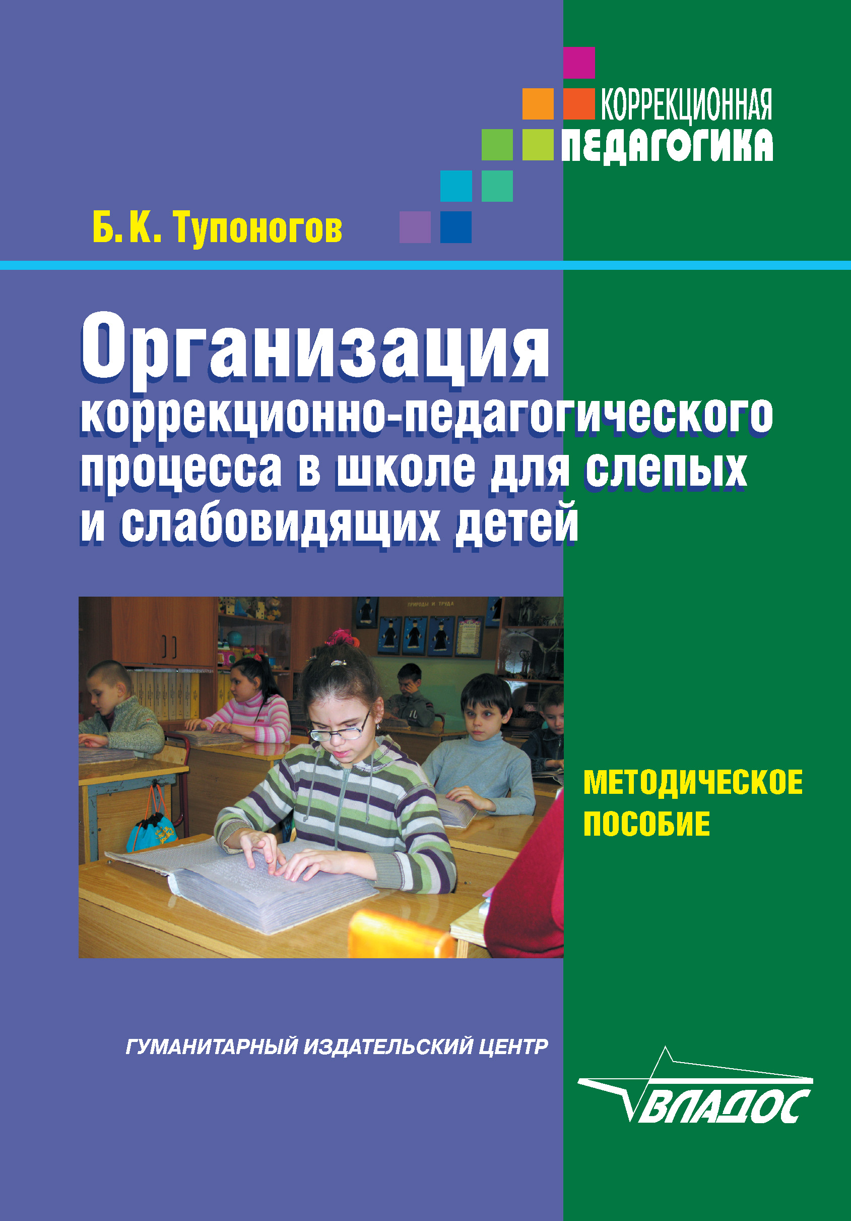 Организация коррекционно-педагогического процесса в школе для слепых и  слабовидящих детей. Методическое пособие, Б. К. Тупоногов – скачать книгу  fb2, epub, pdf на ЛитРес