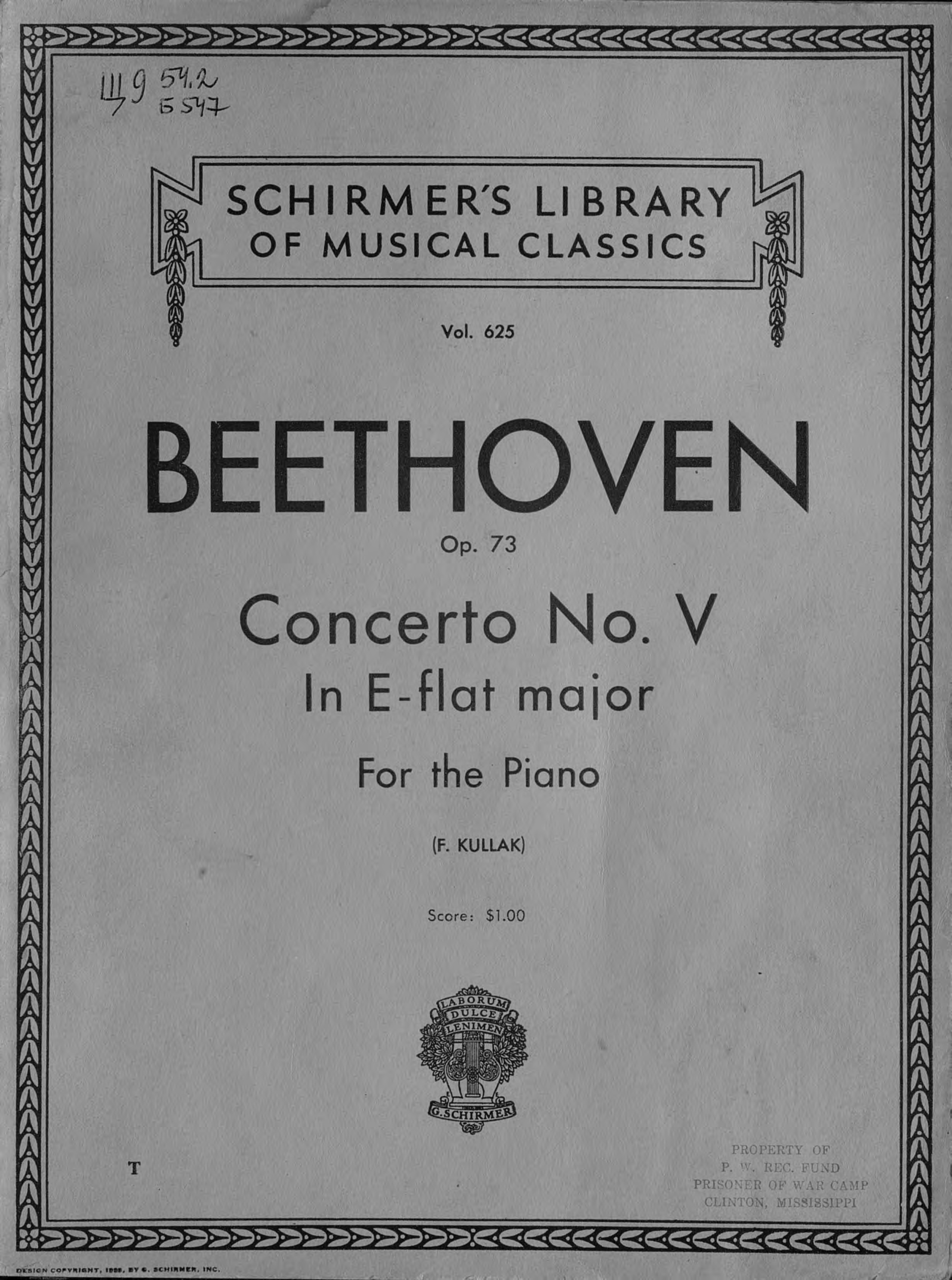 Людвиг ван Бетховен Concerto № 5