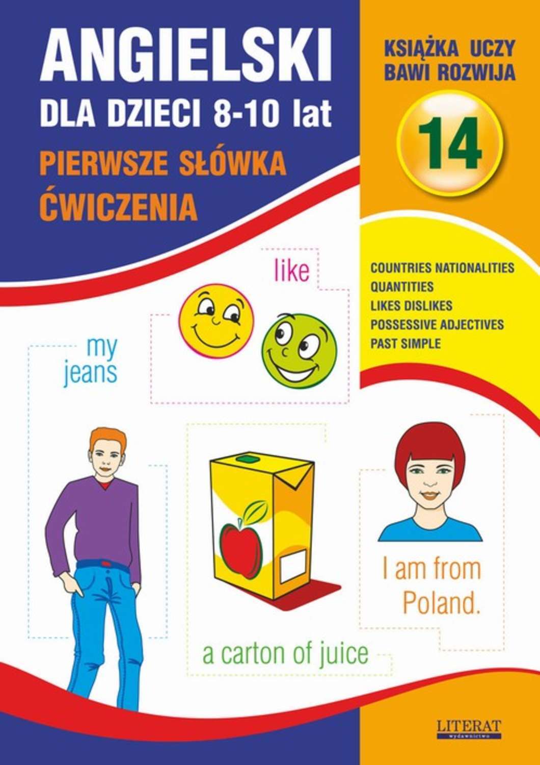 Angielski dla dzieci 14. Pierwsze słówka. Ćwiczenia. 8-10 lat