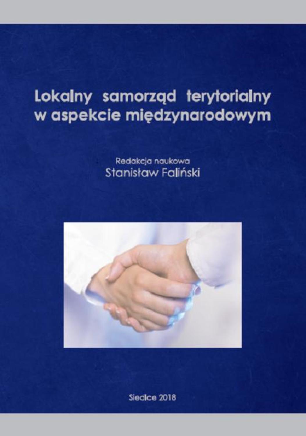 

Lokalny samorząd terytorialny w aspekcie międzynarodowym