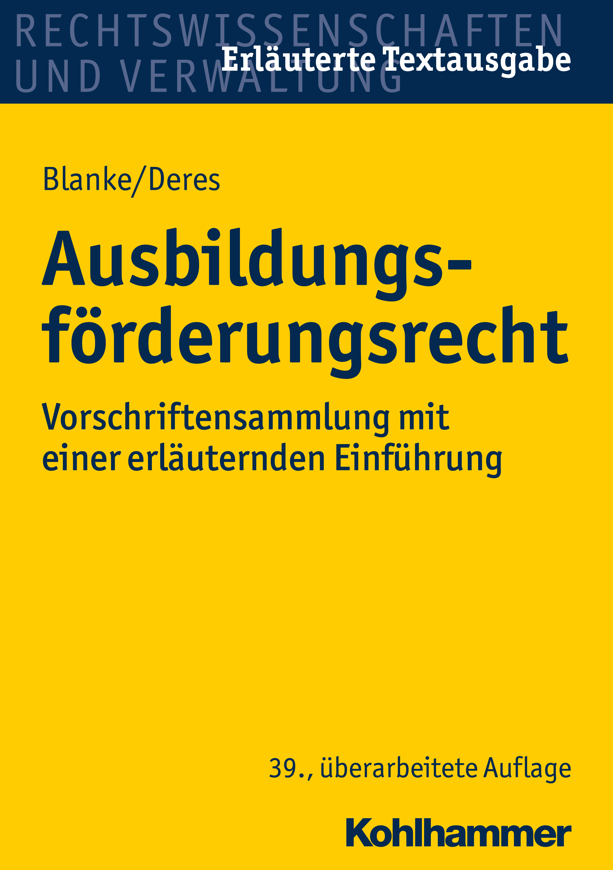 

Ausbildungsförderungsrecht