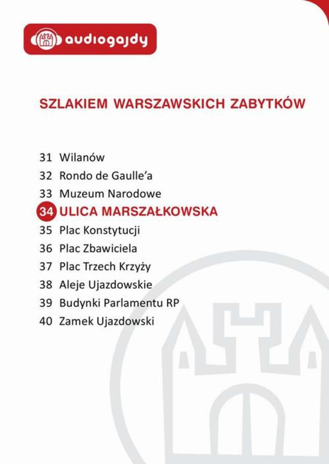 Ulica Marszałkowska. Szlakiem warszawskich zabytków