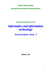 Informatics and information technology: Text of lecturers -Book-2