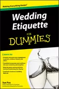 Wedding Etiquette For Dummies - Sue  Fox