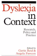 Dyslexia in Context - Gavin  Reid