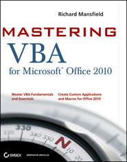 Mastering VBA for Office 2010