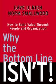 Why the Bottom Line Isn\'t!. How to Build Value Through People and Organization