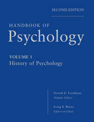 Handbook of Psychology, History of Psychology