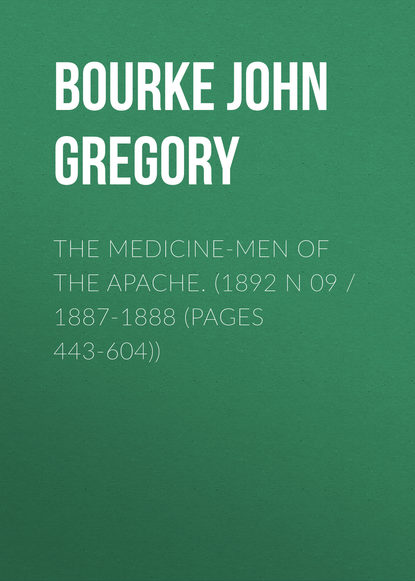 The Medicine-Men of the Apache. (1892 N 09 / 1887-1888 (pages 443-604)) (Bourke John Gregory). 