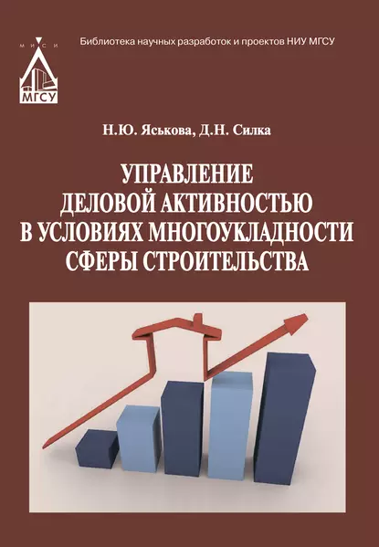 Обложка книги Управление деловой активностью в условиях многоукладности сферы строительства, Н. Ю. Яськова