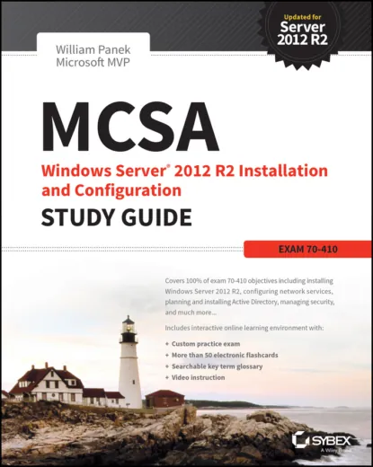 Обложка книги MCSA Windows Server 2012 R2 Installation and Configuration Study Guide. Exam 70-410, William  Panek