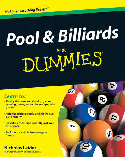 Nicholas Leider — Pool and Billiards For Dummies
