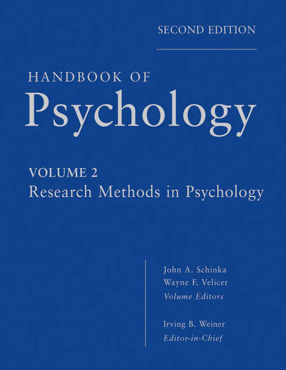 Handbook of Psychology, Research Methods in Psychology (Irving B. Weiner). 