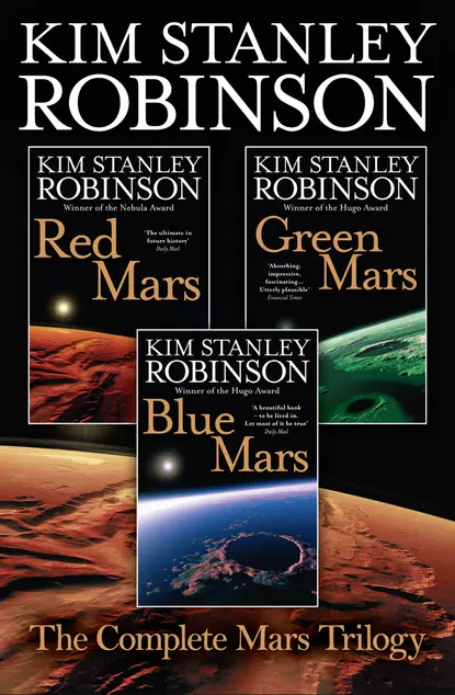 Обложка книги The Complete Mars Trilogy: Red Mars, Green Mars, Blue Mars, Kim Stanley Robinson