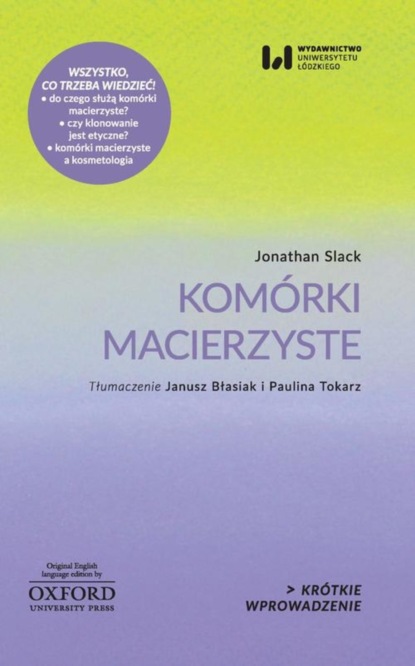 Jonathan Slack - Komórki macierzyste