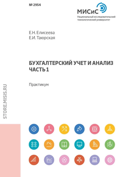 Обложка книги Бухгалтерский учет и анализ. Часть 1. Практикум, Евгения Николаевна Елисеева