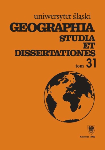 

Geographia. Studia et Dissertationes. T. 31