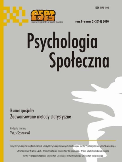 

Psychologia Społeczna nr 2-3(14)/2010