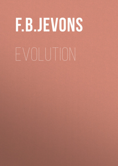 F. B. Jevons - Evolution