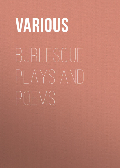 Various - Burlesque Plays and Poems