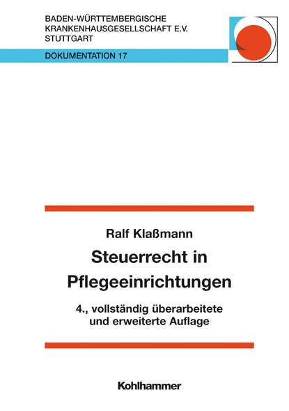 

Steuerrecht in Pflegeeinrichtungen