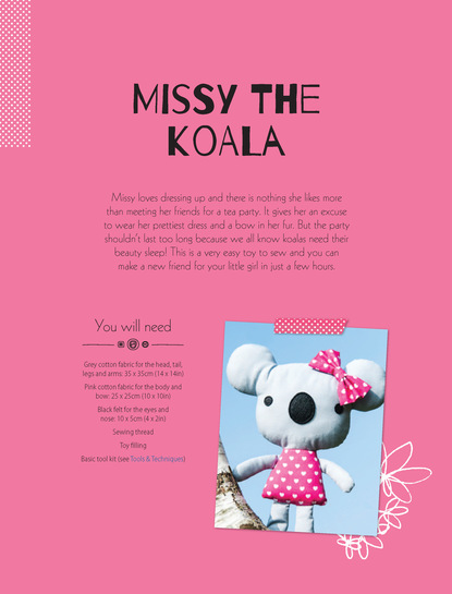 Mariska Vos Bolman — Missy the Koala Soft Toy Pattern