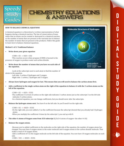 

Chemistry Equations & Answers