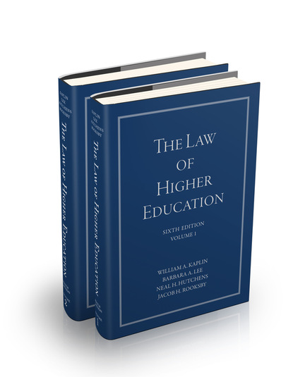 The Law of Higher Education (William A. Kaplin). 