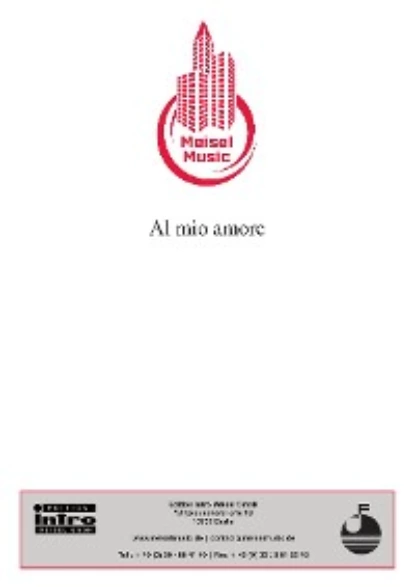 Обложка книги Al mio amore, Christian Bruhn