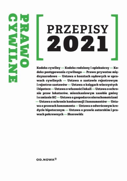 

Prawo Cywilne Przepisy sierpień 2021