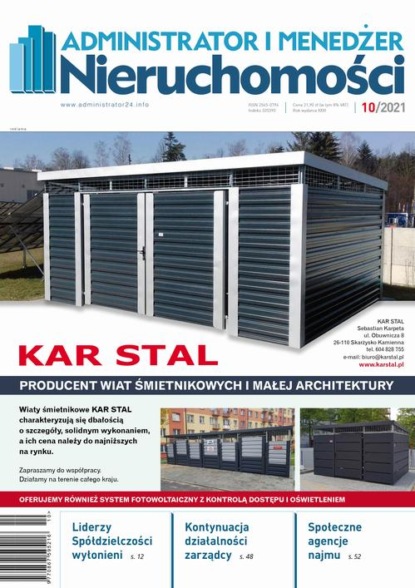 

Administrator i Menedżer Nieruchomości 10/2021