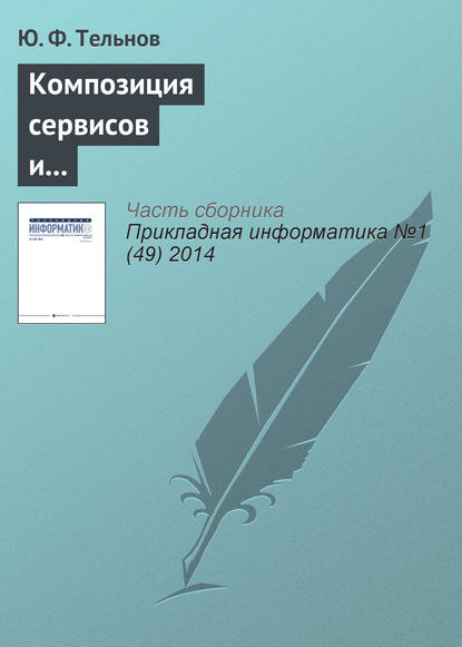 Композиция сервисов и объектов знаний для формирования образовательных программ - Ю. Ф. Тельнов