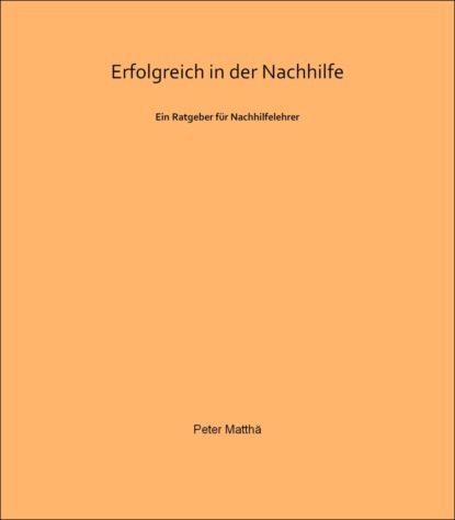 Erfolgreich in der Nachhilfe