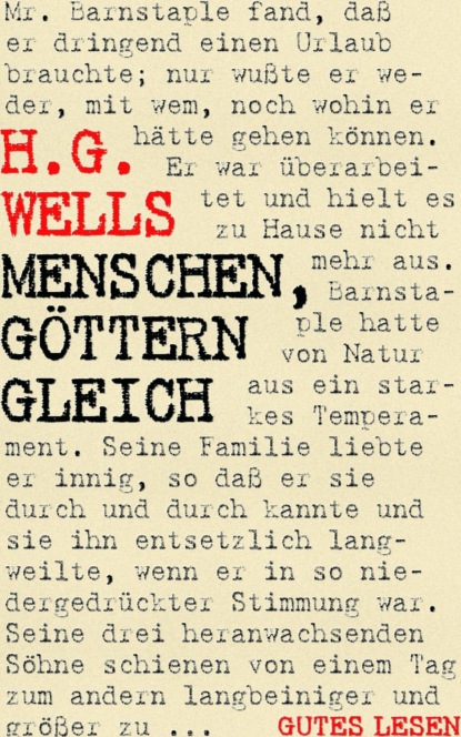 Menschen, Göttern gleich (H. G. Wells). 