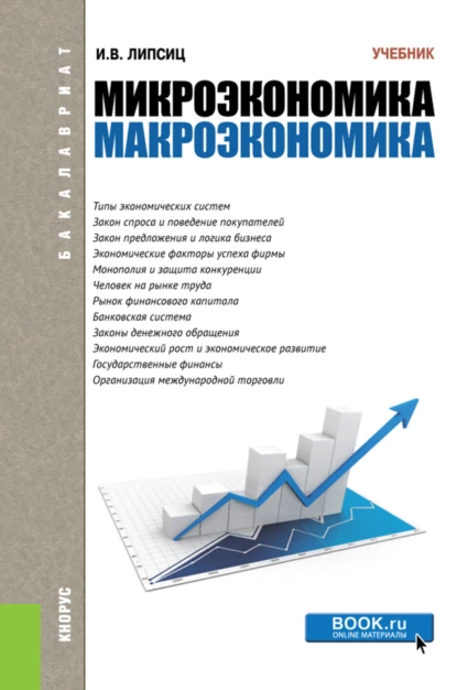 Обложка книги Микроэкономика. Макроэкономика. (Бакалавриат). Учебник., Игорь Владимирович Липсиц