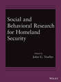 Social and Behavioral Research for Homeland Security
